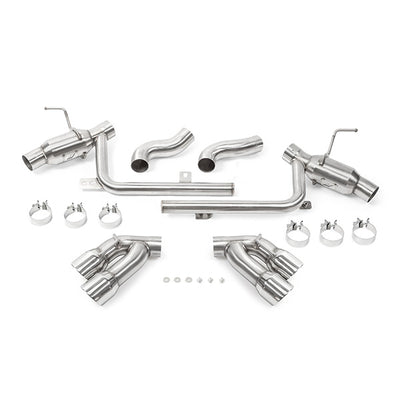 Quad Tip Pro Axle-Back Exhaust <br> 16-20 Chevy Camaro