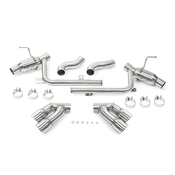 Quad Tip Pro Axle-Back Exhaust <br> 16-20 Chevy Camaro