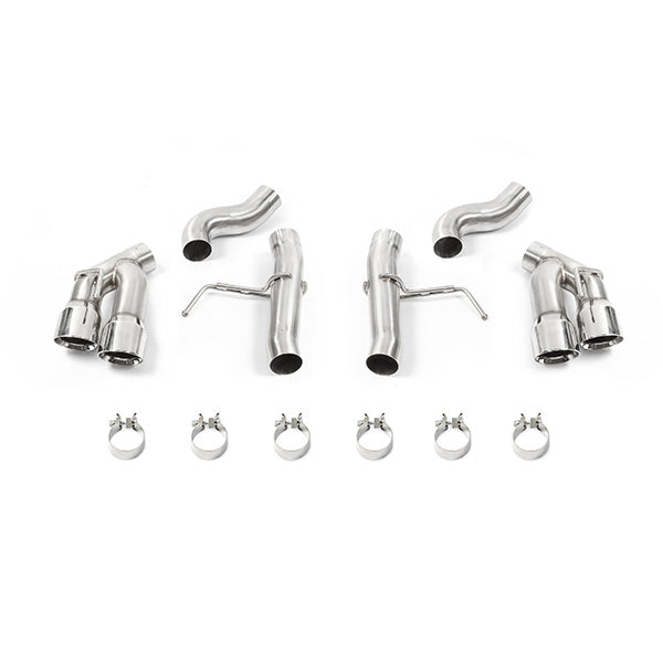 Quad Tip Race Axle-Back Exhaust <br> 16-20 Chevy Camaro