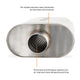 2.5 in Stainless-Steel Exhaust Muffler <br> 20 L X 9.6 W X 4.7 in H