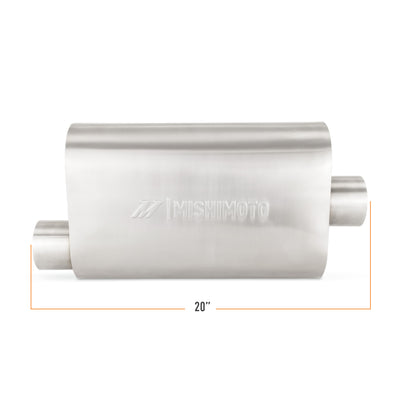 3 in Stainless-Steel Exhaust Muffler <br> 20 L X 9.6 W X 4.7 in H