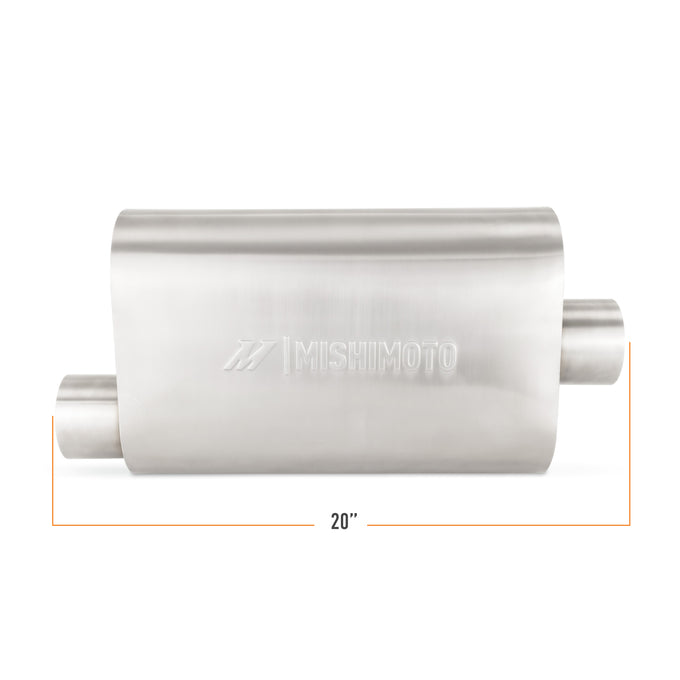 3 in Stainless-Steel Exhaust Muffler <br> 20 L X 9.6 W X 4.7 in H