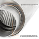 3 in Stainless-Steel Exhaust Muffler <br> 20 L X 9.6 W X 4.7 in H