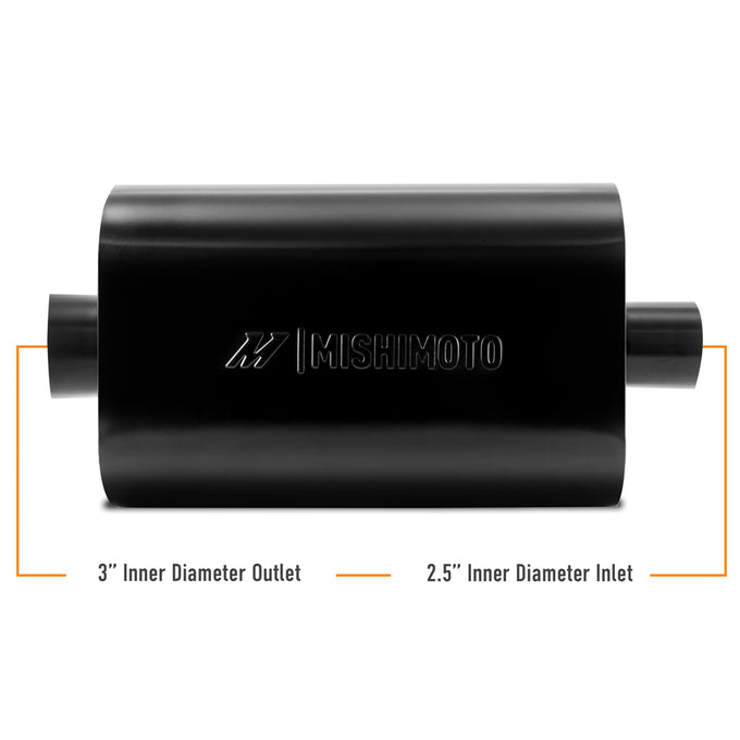 2.5 in Stainless-Steel Exhaust Muffler <br> 20 L X 9.6 W X 4.7 in H