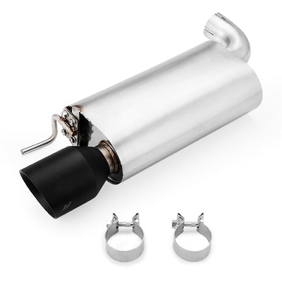 Street Axle-Back Exhaust, Black Tips <br> 15-17 Ford Mustang