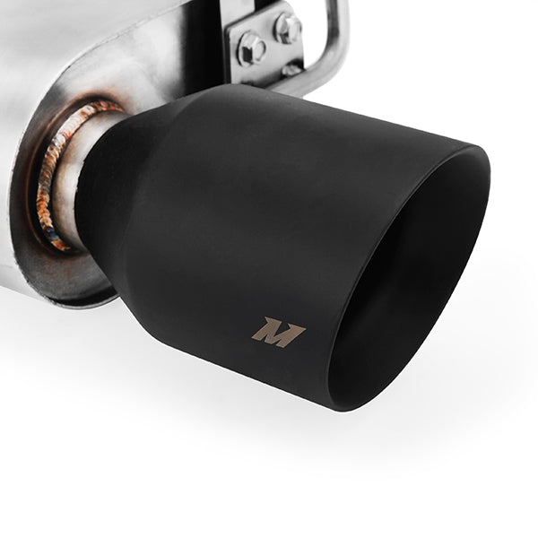 Street Axle-Back Exhaust, Black Tips <br> 15-17 Ford Mustang