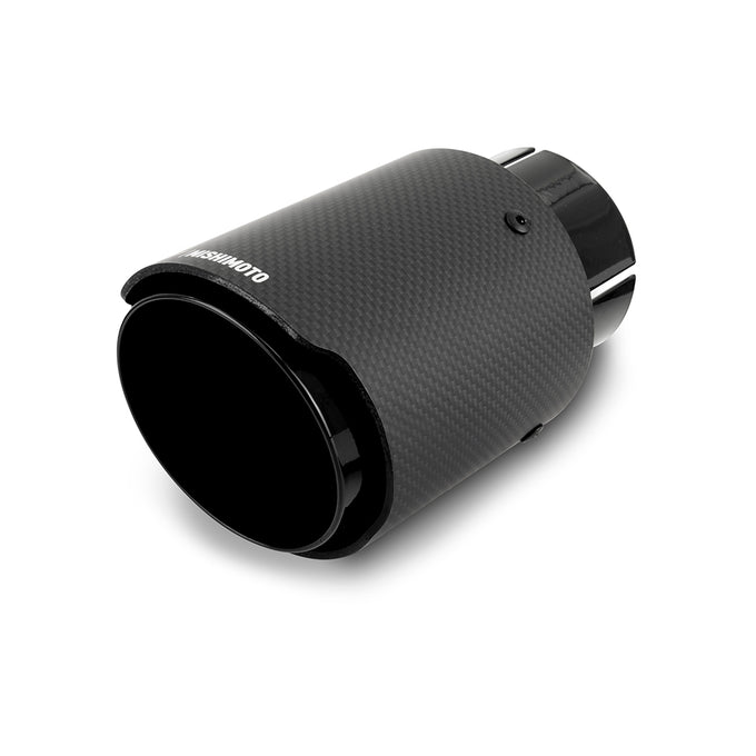 2.5 in Carbon Fiber & Stainless Steel Exhaust Tip <br> Universal Fit