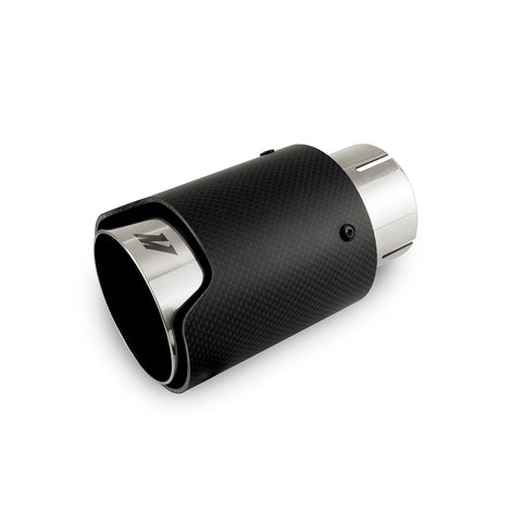 2.5 in Carbon Fiber & Stainless Steel Exhaust Tip <br> Universal Fit