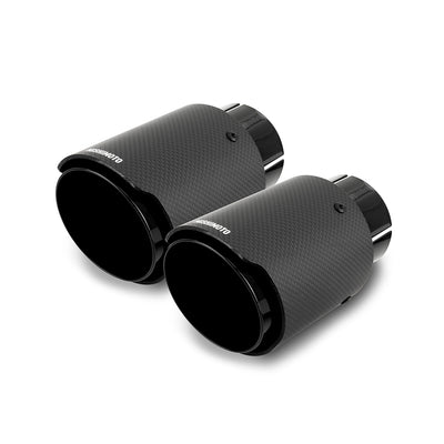 2.5in Carbon Fiber & Stainless Steel Exhaust Tip <br> Universal Fit