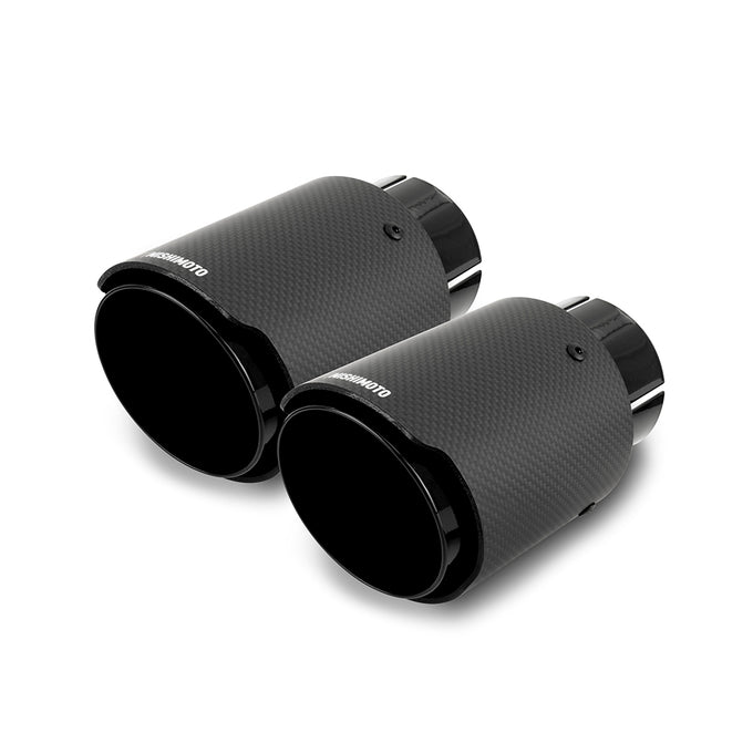 2.5in Carbon Fiber & Stainless Steel Exhaust Tip <br> Universal Fit