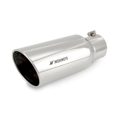 4Iin Polished Steel Muffler Tip <br> Universal Fit
