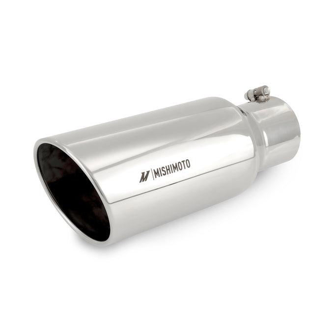 Polished Steel Muffler Tip <br> Universal Fit