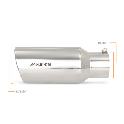 Polished Steel Muffler Tip <br> Universal Fit