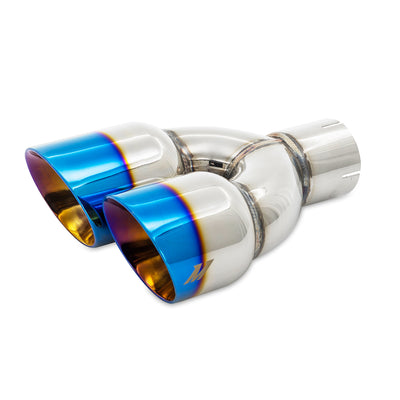 2.5in Dual Offset Exhaust Tip <br> 2.50in Inlet, 3.00in Outlet