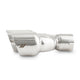 2.5in Dual Offset Exhaust Tip <br> 2.50in Inlet, 3.00in Outlet