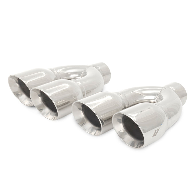 2.5in Dual-Y Exhaust Tips, Stainless Steel <br> Universal Fit