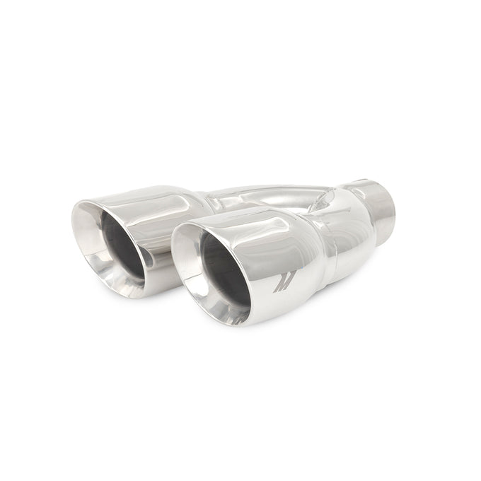 2.5in Dual-Y Exhaust Tips, Stainless Steel <br> Universal Fit