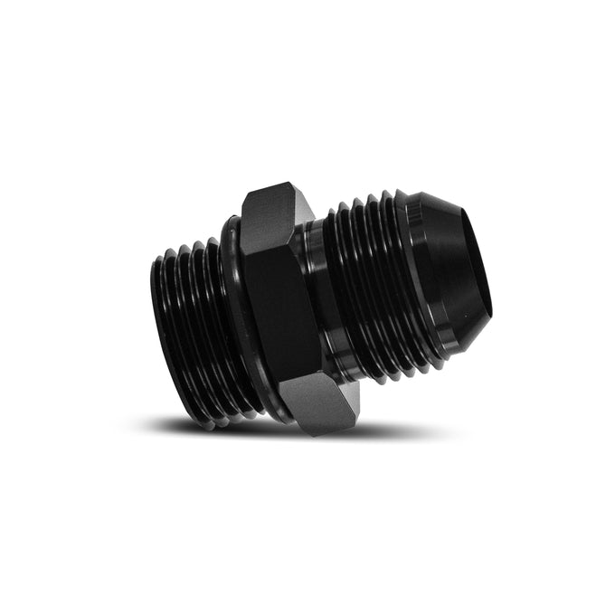 Black -16ORB to -16AN Aluminum Fitting <br> Universal Fit