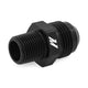 Aluminum -8AN to 1/4 NPT Fitting - Black <br> Universal Fit