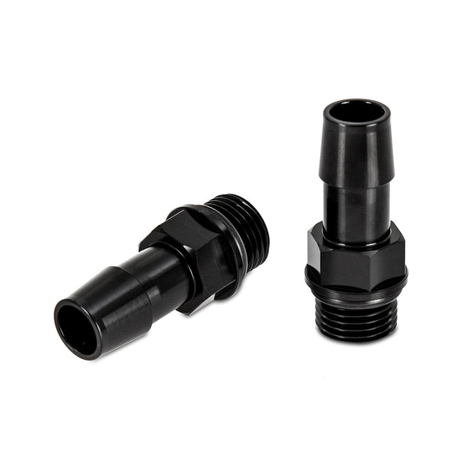 2pcs 16X1.5 TO 1/2in Hose Barb Aluminum Fittings <br> M16x1.5 to 1/2 in