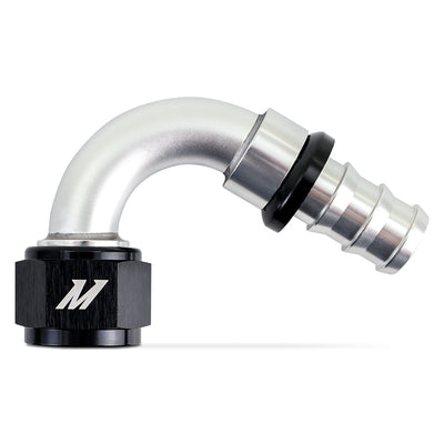 120-Degree Push Lock Fitting -12AN <br> Universal Fit