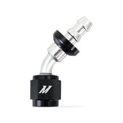 45 Degree Push Lock Fitting - 4AN <br> Universal Fit