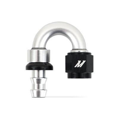 180 Degree Push Lock Fitting - 6AN <br> Universal Fit
