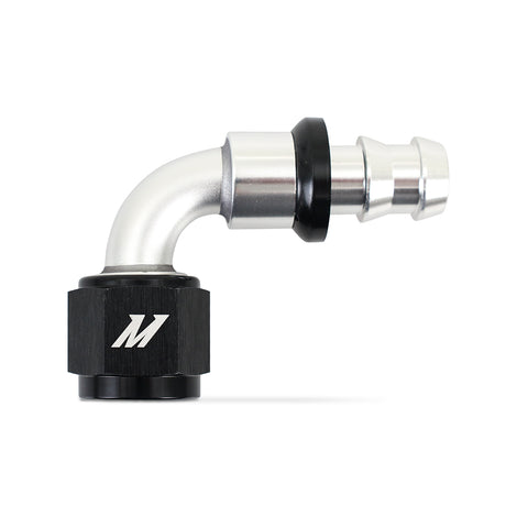 90 Degree Push Lock Fitting - 8AN <br> Universal Fit