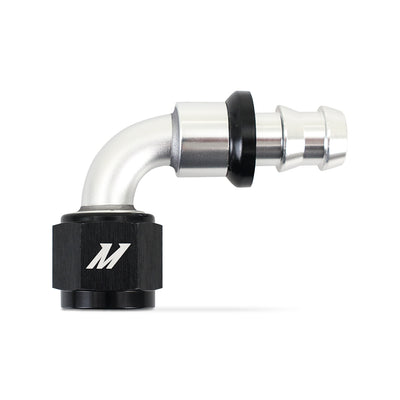 90 Degree Push Lock Fitting - 8AN <br> Universal Fit