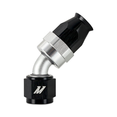 Aluminum PTFE -8AN 45 Degree Fitting <br> Universal Fit