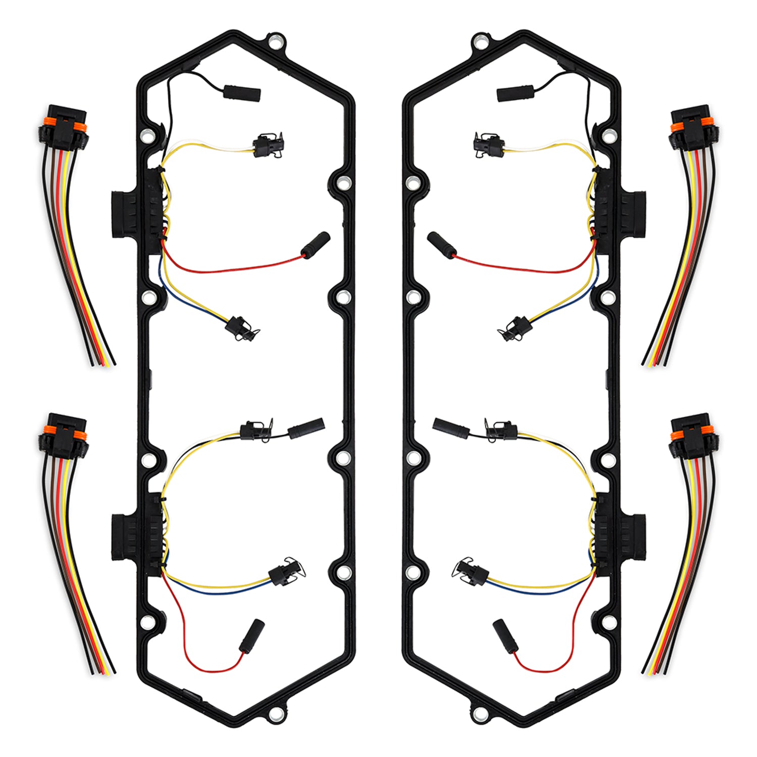 Glow Plug Harness & Valve Cover Gasket Set <br> 94-97 Ford F-250 F-350 HD
