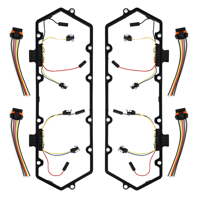 Glow Plug Harness & Valve Cover Gasket Set <br> 94-97 Ford F-250 F-350 HD