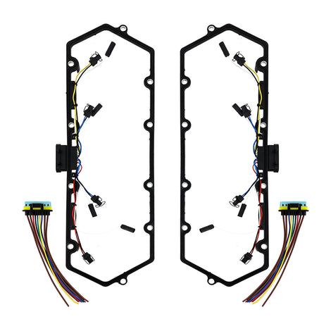 Glow Plug Harness & Valve Cover Gasket Set <br> 99-03 Ford F250-F550 Super Duty Excursion