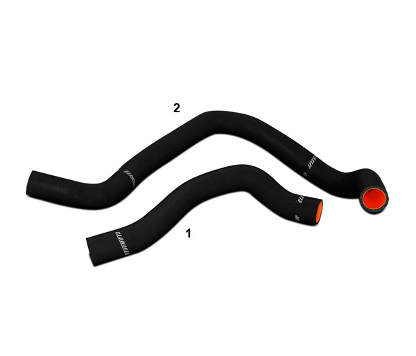 Silicone Radiator Hose Kit, Black <br> 88-91 Honda Civic