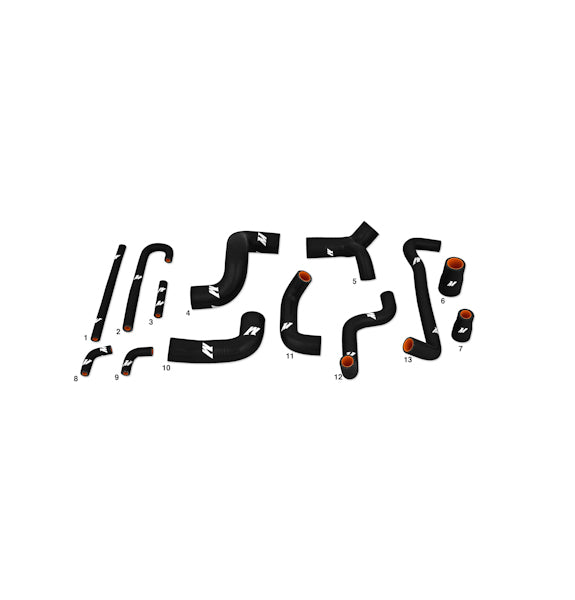 Silicone Hose Kit, Black <br> 88-91 BMW M3