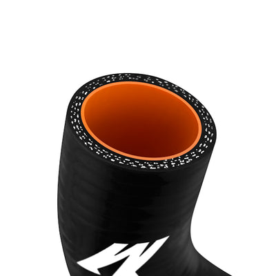 Black Silicone Upper Radiator Hose <br> Universal Fit