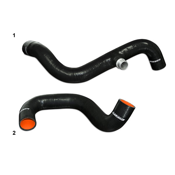 Silicone Coolant Hose Kit, Black <br> 95-97 Ford F-Super Duty F-250 F-350