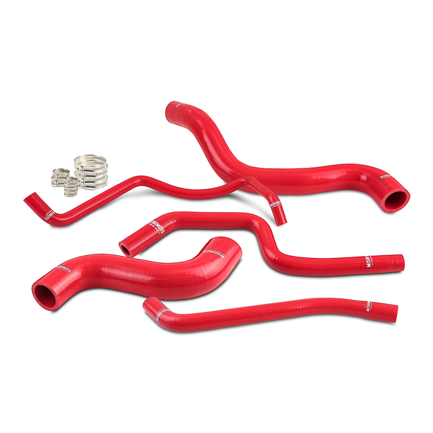 Silicone Radiator Hose Kit, Red <br> 23-25 Toyota GR Corolla 1.6L