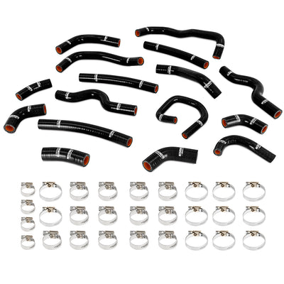 Silicone Heater Hose Kit, Black <br> 98-02 Toyota Land Cruiser