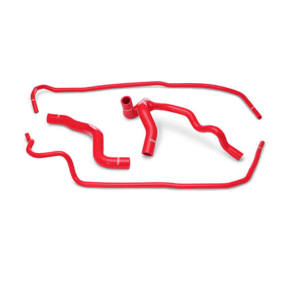 Silicone Radiator Hose Kit, Red <br> 10-13 Mazda 3