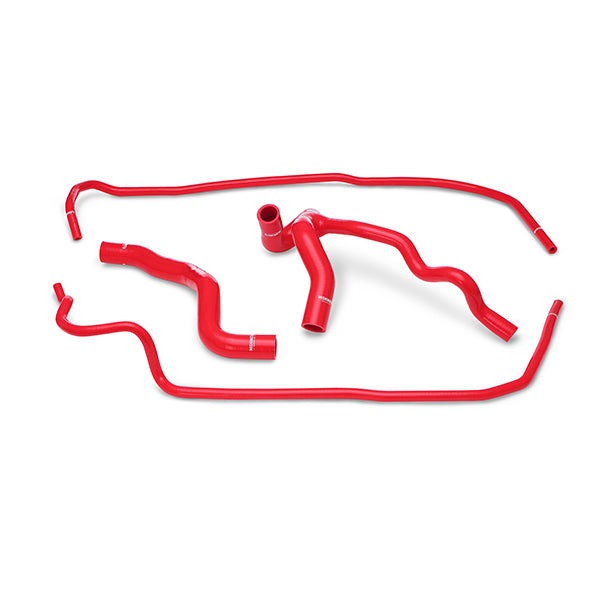 Silicone Radiator Hose Kit, Red <br> 10-13 Mazda 3