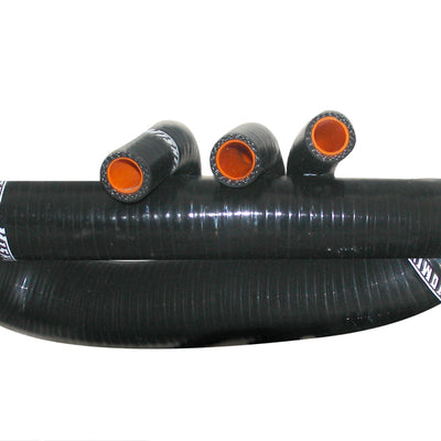 Silicone Radiator Hose Kit, Black <br> 86-93 Ford Mustang