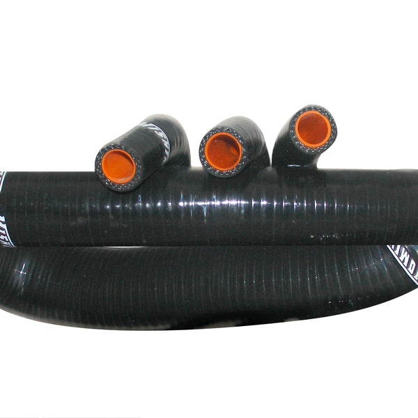 Silicone Radiator Hose Kit, Black <br> 86-93 Ford Mustang