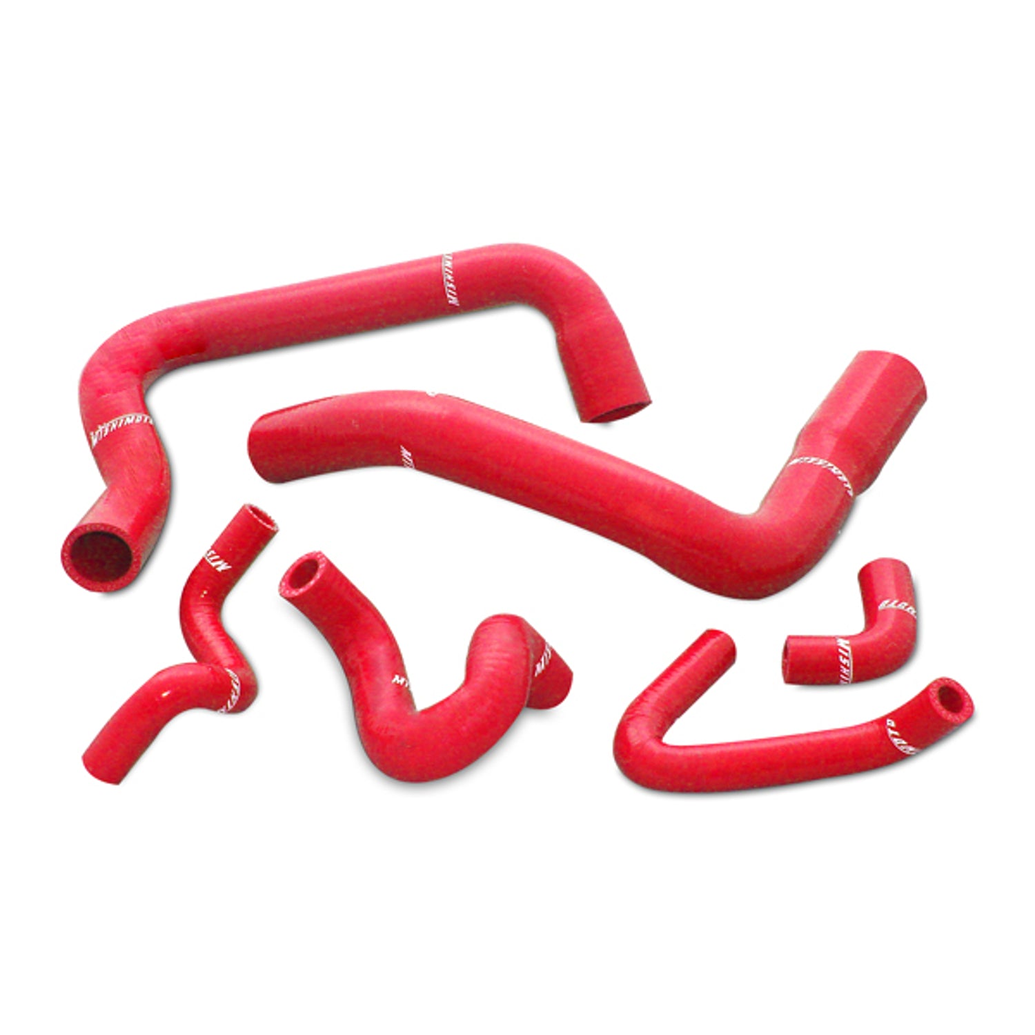 Silicone Radiator Hose Kit, Red <br> 86-93 Ford Mustang