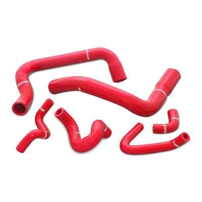 Silicone Radiator Hose Kit, Red <br> 86-93 Ford Mustang