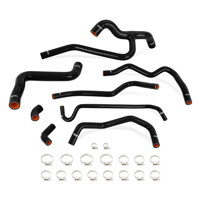 Silicone Radiator & Heater Hose Kit, Black <br> 05-10 Ford Mustang