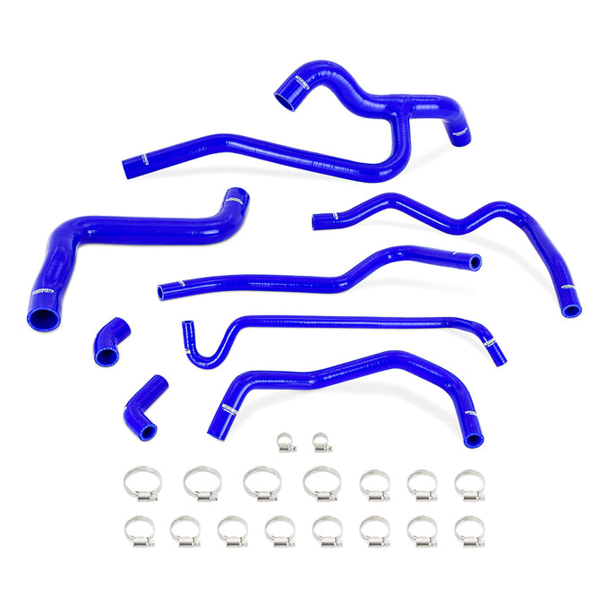 Silicone Radiator & Heater Hose Kit, Blue <br> 05-10 Ford Mustang