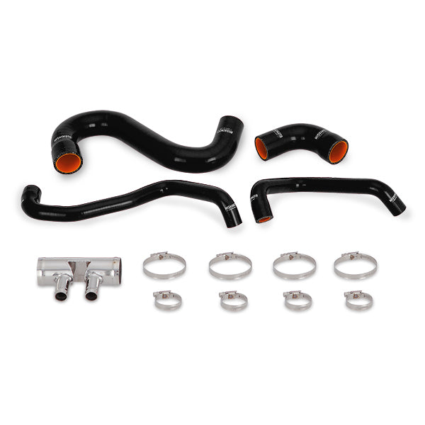 Silicone Lower Radiator Hose, Black <br> 15-17 Ford Mustang 5.0L