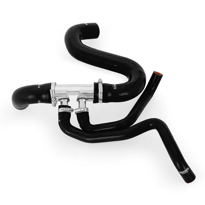 Silicone Lower Radiator Hose, Black <br> 15-17 Ford Mustang 5.0L