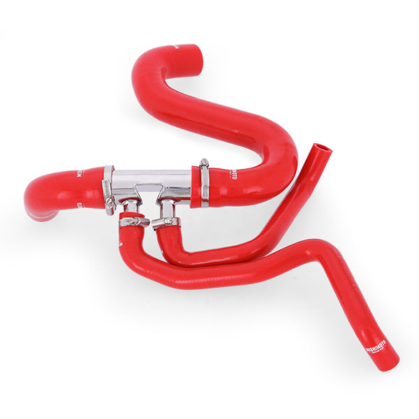 Silicone Lower Radiator Hose, Red <br> 15-17 Ford Mustang 5.0L